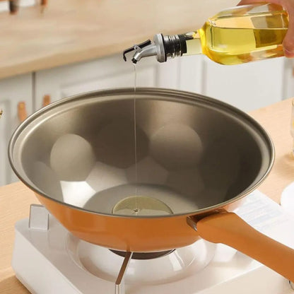 32 Cm Miniature Pressure Cooker Non-stick Easy Cleanup Wok Clay Titanium Pan With Pot Cover For Kitchen Cooking